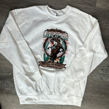 Load image into Gallery viewer, LAWS OF MEN WHITE CREWNECK-- LARGE
